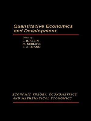 cover image of Quantitative Economics and Development